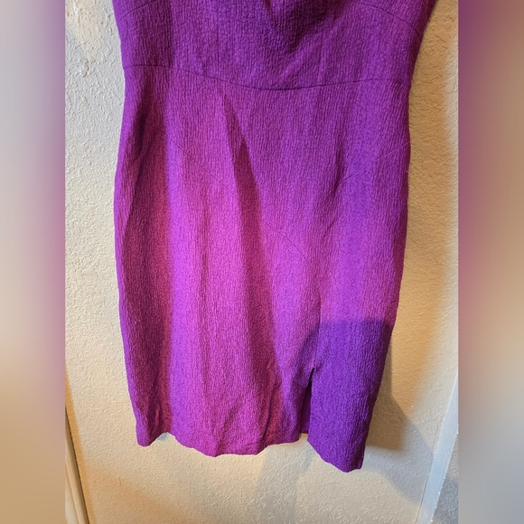 Black Halo Purple Dress Mini Dress Size 8 - Picture 2 of 12